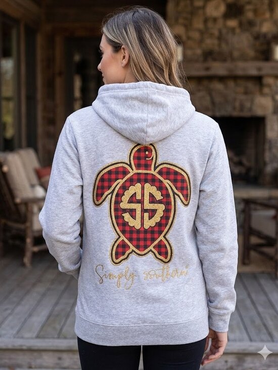 Simply Southern Tops - Simply Southern Hoodie Sweatshirt Small Turtle Comfy Cozy Coastal VSCO Preppy